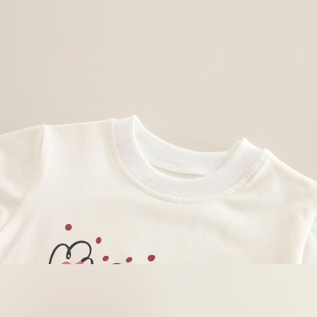 Детский повседневный комплект с длинным рукавом, удобные наряды для повседневной носки