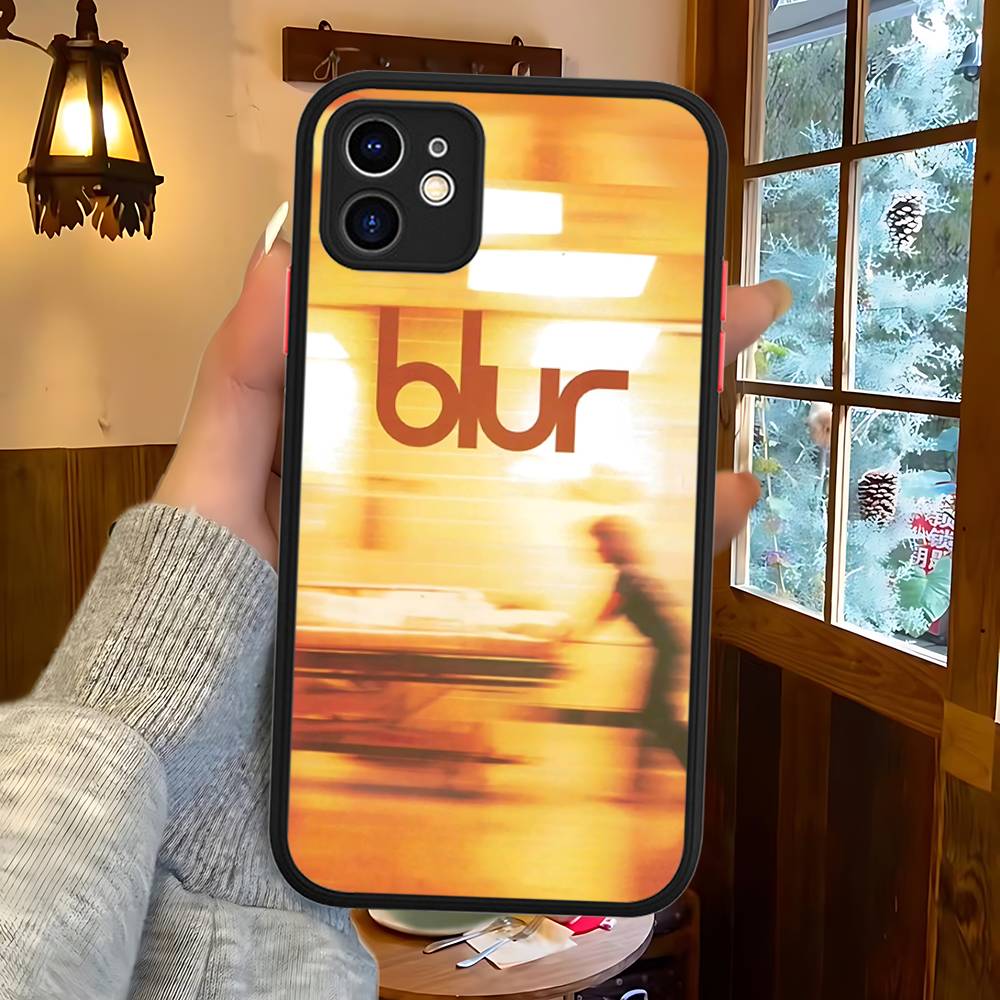 Rock Band B-Blur Matte Protective Case For IPhone 16 15 14 13 12 11 Pro Max X XS MAX Protection Case