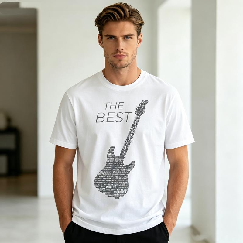 Guitar Player Tshirt Music Band Country Rock jazz Tee Legendary Tee Unisex Soft Cotton Crew Neck Short Sleeve Trendy Casual