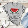 This Is Not A Watermelon T-Shirt Funny Watermelon Tshirts Women Short Sleeve Graphic T Shirts Peace and Love Tee Streetwear Tops