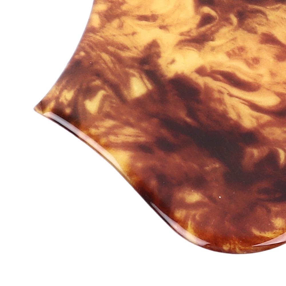 Self Adhesive Acoustic Guitar Pickguard Clear Amber Scratch Plate Guitar Pickguard Acoustic Guitar