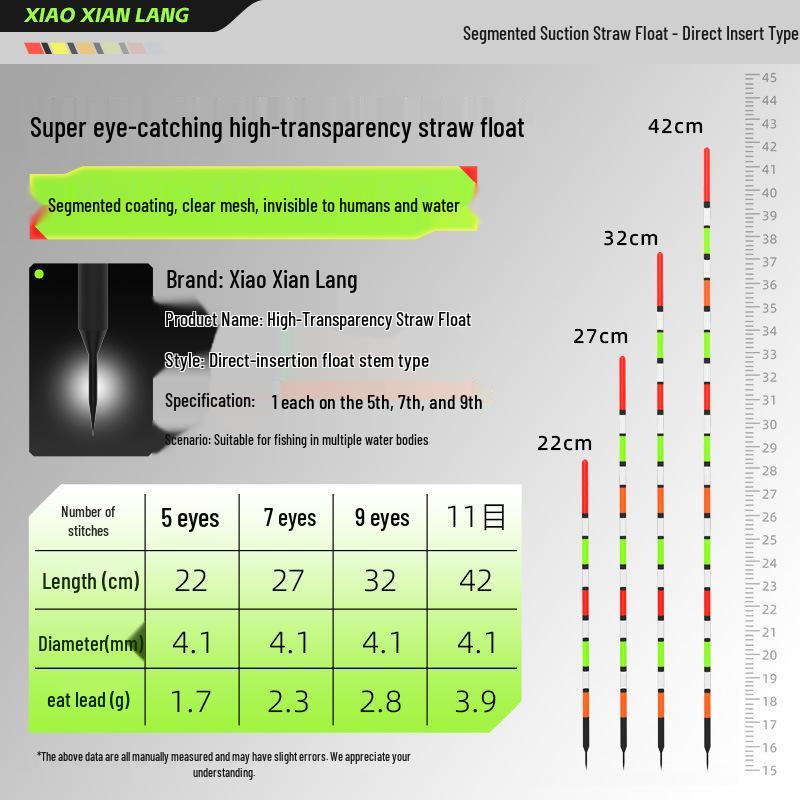 Самостоятельный поплавок Little Immortal без свинца: Привлекательный, высокочувствительный поплавок для карася для мелководья и деликатных поклёвок.