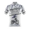 Мужская велосипедная джерси на молнии с принтом, быстросохнущая, влагоотводящая, дышащая футболка с короткими рукавами для катания на горном велосипеде и других велосипедных видов спорта
