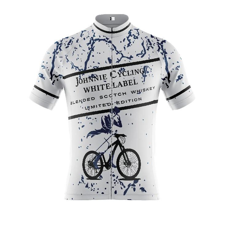 Мужская велосипедная джерси на молнии с принтом, быстросохнущая, влагоотводящая, дышащая футболка с короткими рукавами для катания на горном велосипеде и других велосипедных видов спорта