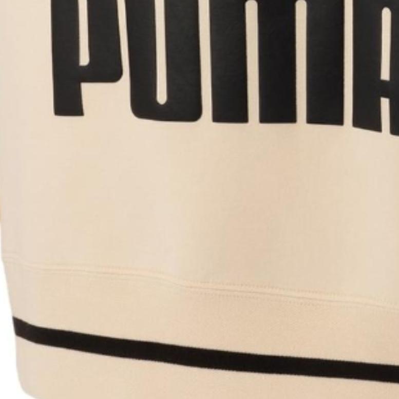 Puma X Staffonly X Monopoly Co-Branded Cartoon Print Crew Neck Sweatshirt Men Tops Beige 539898-86