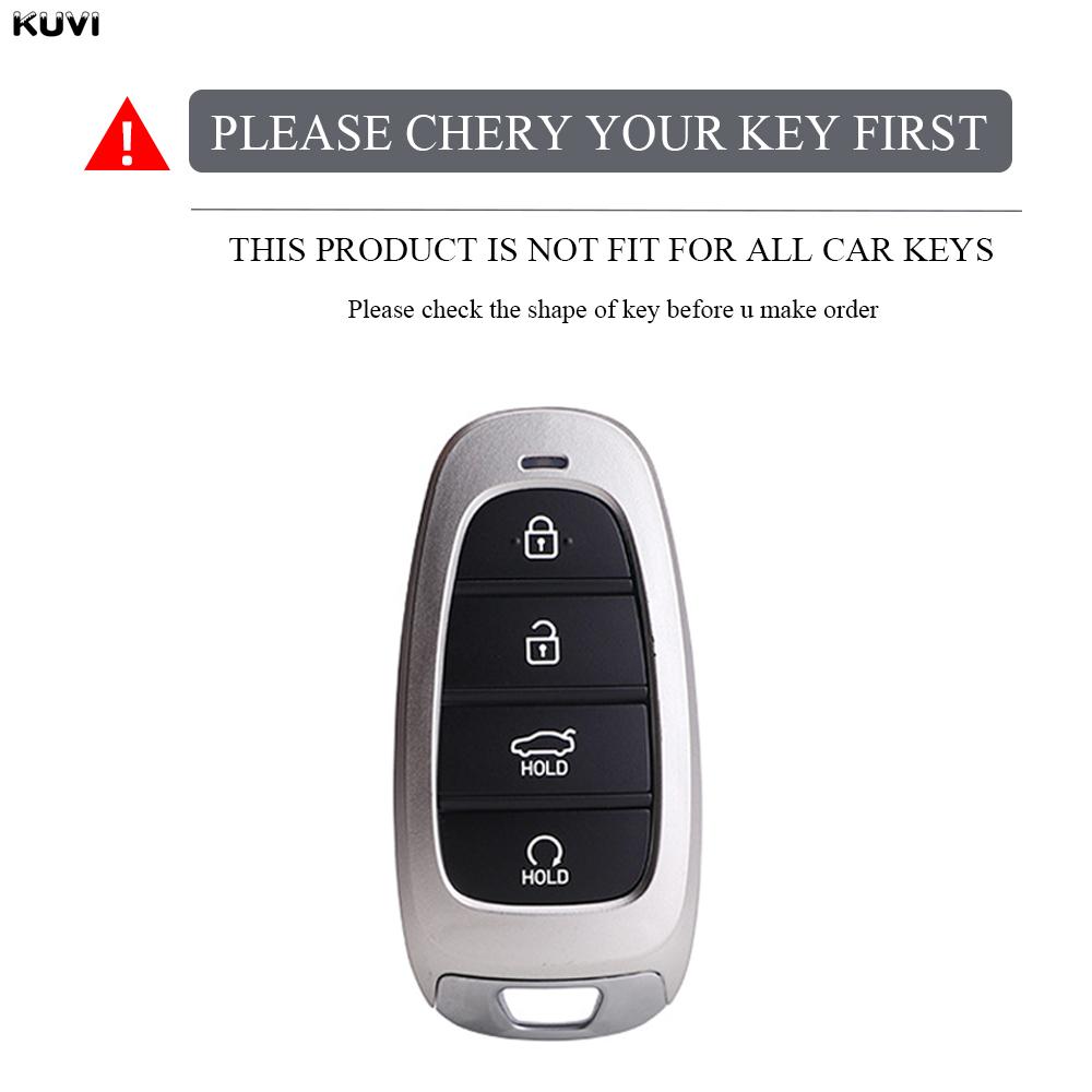 SKCW6 4 Button TPU Car Remote Key Case Cover For Hyundai Santa Fe Tucson 2022 NEXO NX4 Ioniq 5 Atos Prime Solaris 2021 Fob Accessories