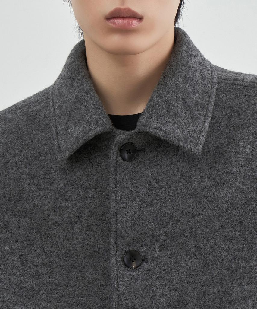 Musinsa Standard Wool Blend Jersey Oversized Out-Pocket Jacket [Medium Grey]