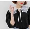 Women Fake Collar Detachable Shirt Lapel Necklace Ladies False Collar Blouse Top Faux Col Half-Shirt Clothes Accessories