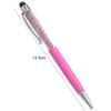 Spinning Rose Gold Crystal Ballpoint Pen Shiny Gift Metal Crystal Pen  School