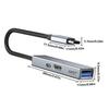 2-в-1 USB C OTG Адаптер для зарядки USB 3.2 Gen1 OTG Разветвитель PD60W Быстрая зарядка 5 Гбит/с Передача данных Кабель для телефона