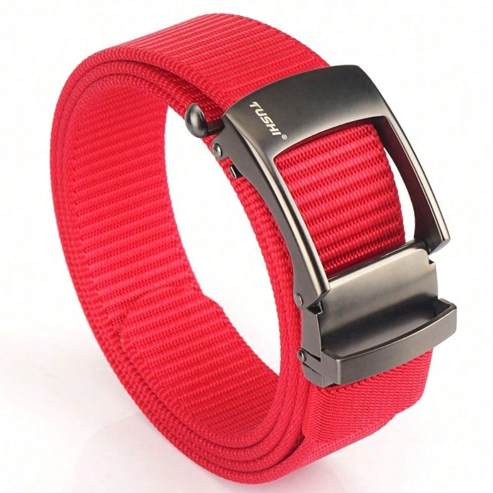 Toothless Automatic Buckle Belt Men's Casual Belt Breathable Versatile Jeans Belt