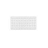 50Pcs/Sheet Rubber Silicone Anti-collision Particle Self Adhesive Transparent Furnitures Bumper Pad Door Cabinet Toilet Drawer