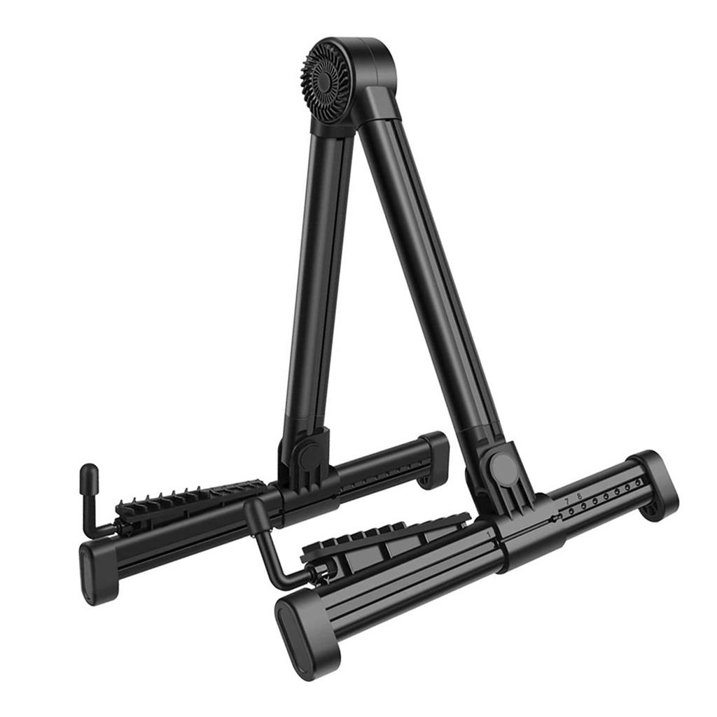 Foldable A Frame Guitar Stand Stable Aluminium Alloy ABS Folk Guitar A Shape Bracket Rack for