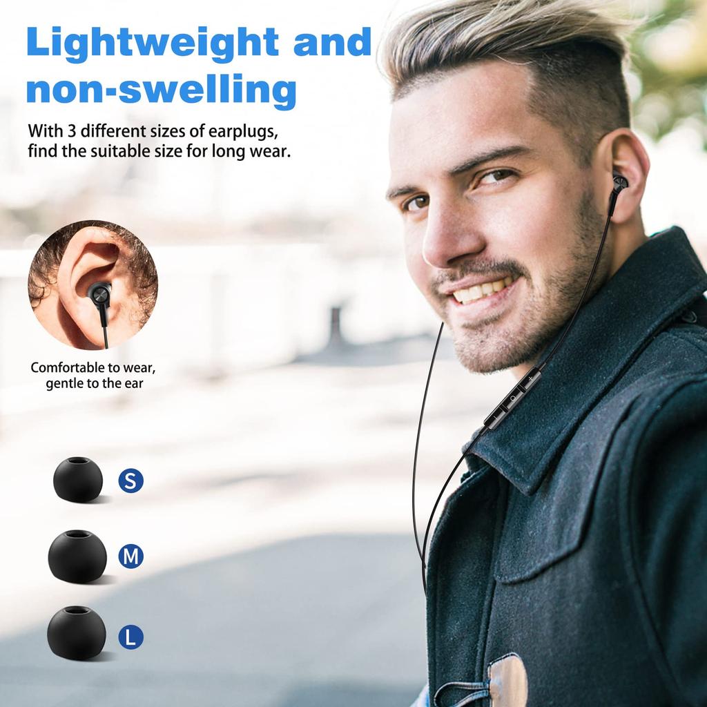 HGCXING USB C Headphones for Samsung S25 S24 FE Galaxy Tab S10 Magnetic HiFi Type C Earphones Noise Canceling Earphones with Mic Control for iPhone