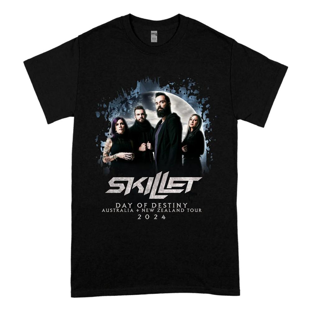 Skillet Band Дни Судьбы Коллекция футболок Gildan Унисекс S - 5XL MQ607 Унисекс футболка