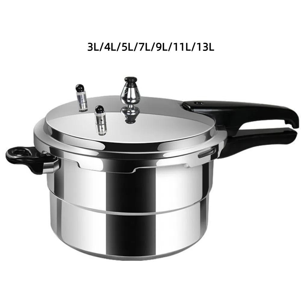 3-13L Capacity Pressure Cooker Explosion Proof Kitchen Cooking Pot Gas Stove Cooker Home Food Cook