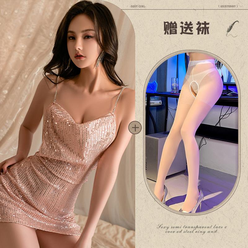 Сексуальное нижнее белье сексуальное искушение королевской сестры горячее декольте открытая спина разрезная юбка
