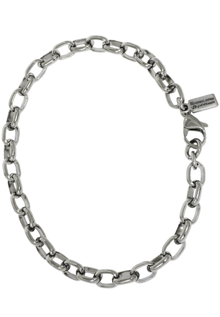 Phiten Limited Edition Titanium Chain Bracelet, Long Round, 17-19cm Long (17cm), 5.3mm Wide, Hypoallergenic, Healthy Bracelet