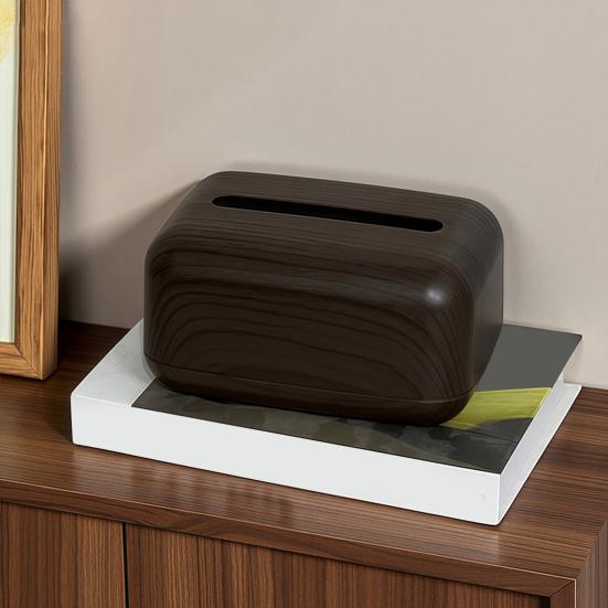 Крышка для коробки с салфетками Большая вместимость Простота использования Подпружиненный универсальный декоративный кубический держатель для салфеток для лица Диспенсер для бумаги