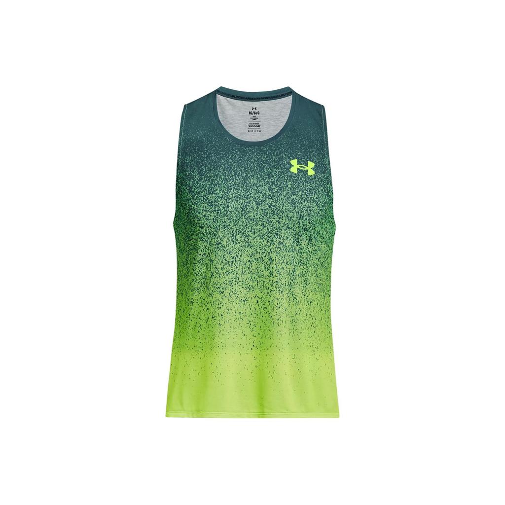 Under Armour Майка Rush Logo Gradient, мужские топы, темно-бирюзовый 1377314-722