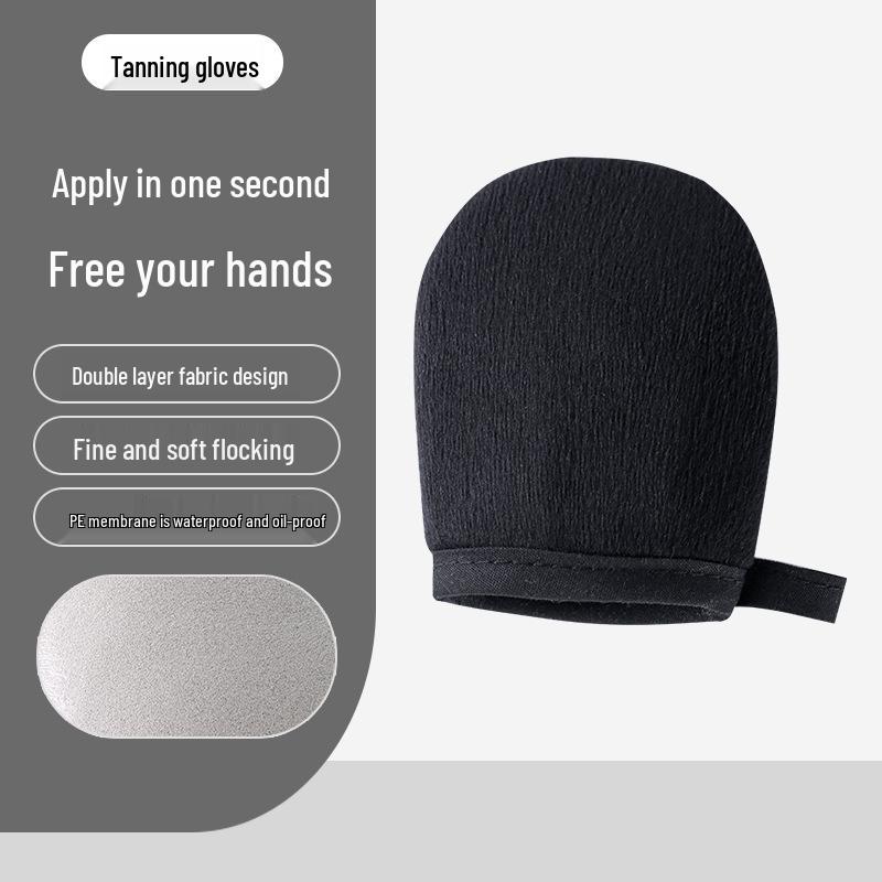 Водонепроницаемые флокированные перчатки-аппликаторы для лосьона для тела для загара и купания