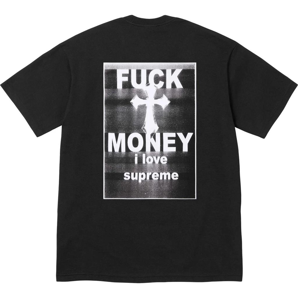 Supreme Футболка F*ck Money Черная
