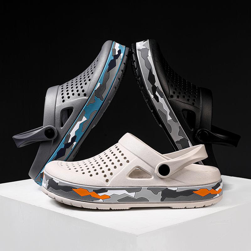 Брендовые сабо, мужские сандалии, повседневная обувь, легкие сандалии из ЭВА, красочная обувь унисекс для лета, пляжа, Zapatos Hombre