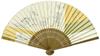 Yamamoto Jin Shoten Японские товары Киото Аксессуары Складной веер [Кёсай] Чодзю Дзимбуцу Гига B Горчичный, Прибл.. 21см