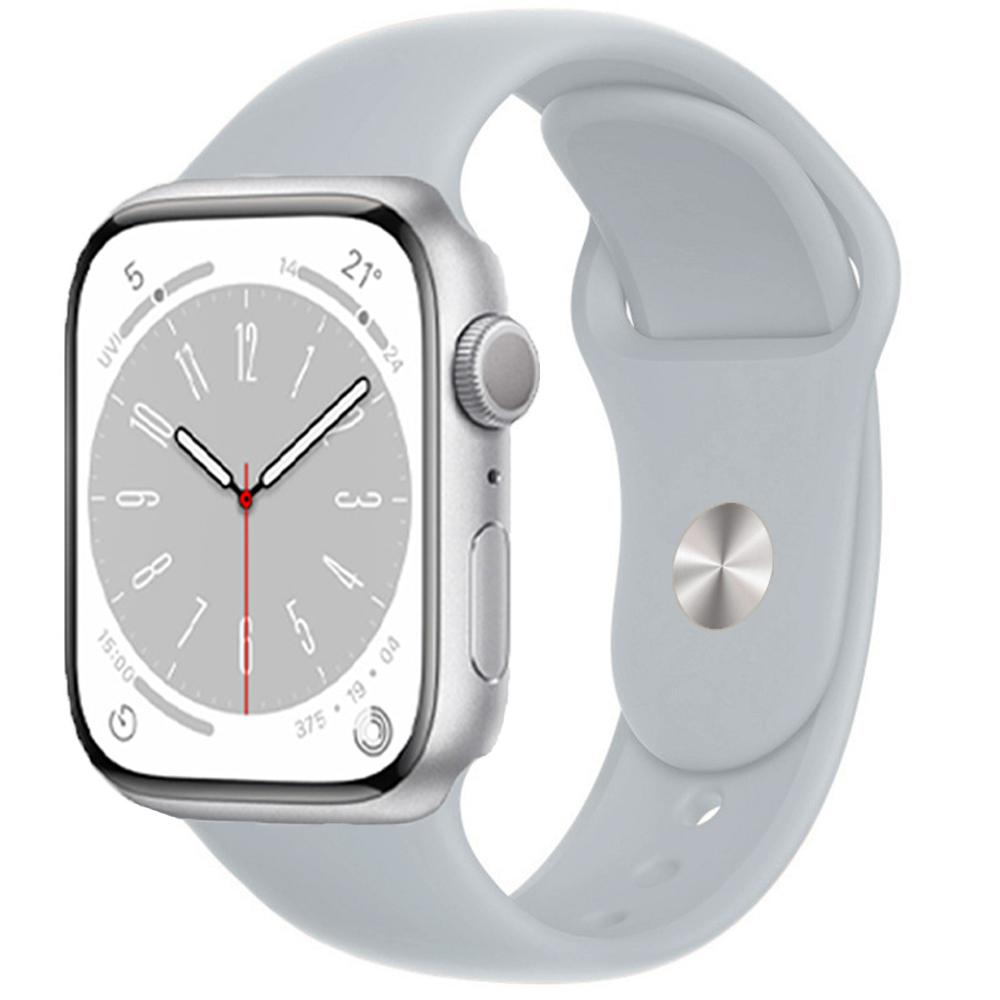 Силиконовый ремешок для Apple Watch Band 49 мм, 45 мм, 44 мм, 42 мм, 41 мм, 40 мм, 38 мм, ремешок для часов, браслет, ремешок iWatch Series 8, 7, 6, 5, 4, 3 SE, ремешок