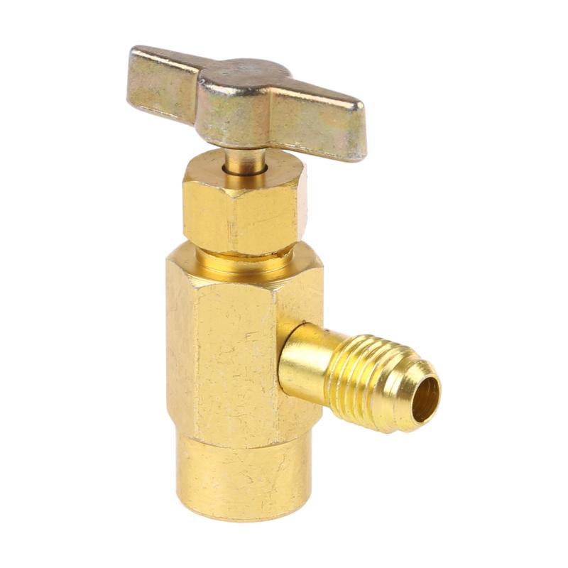 1/2" SAE AC Кран-открывашка для баллонов с хладагентом R22 R134a R410A