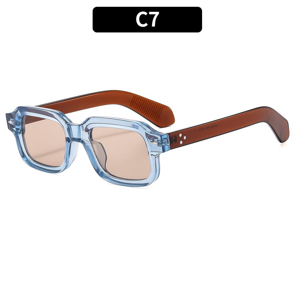 Трендовые ретро квадратные солнцезащитные очки «Стрелка» - Унисекс серые