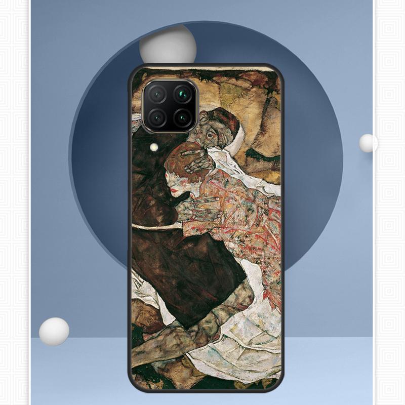 Чехол Egon Schiele для Huawei Nova 12i 12s 11i 8i Y91 Y60 Y70 Y72 Y90 Y61 9 10 SE P20 P40 Lite P30 P60 Pro