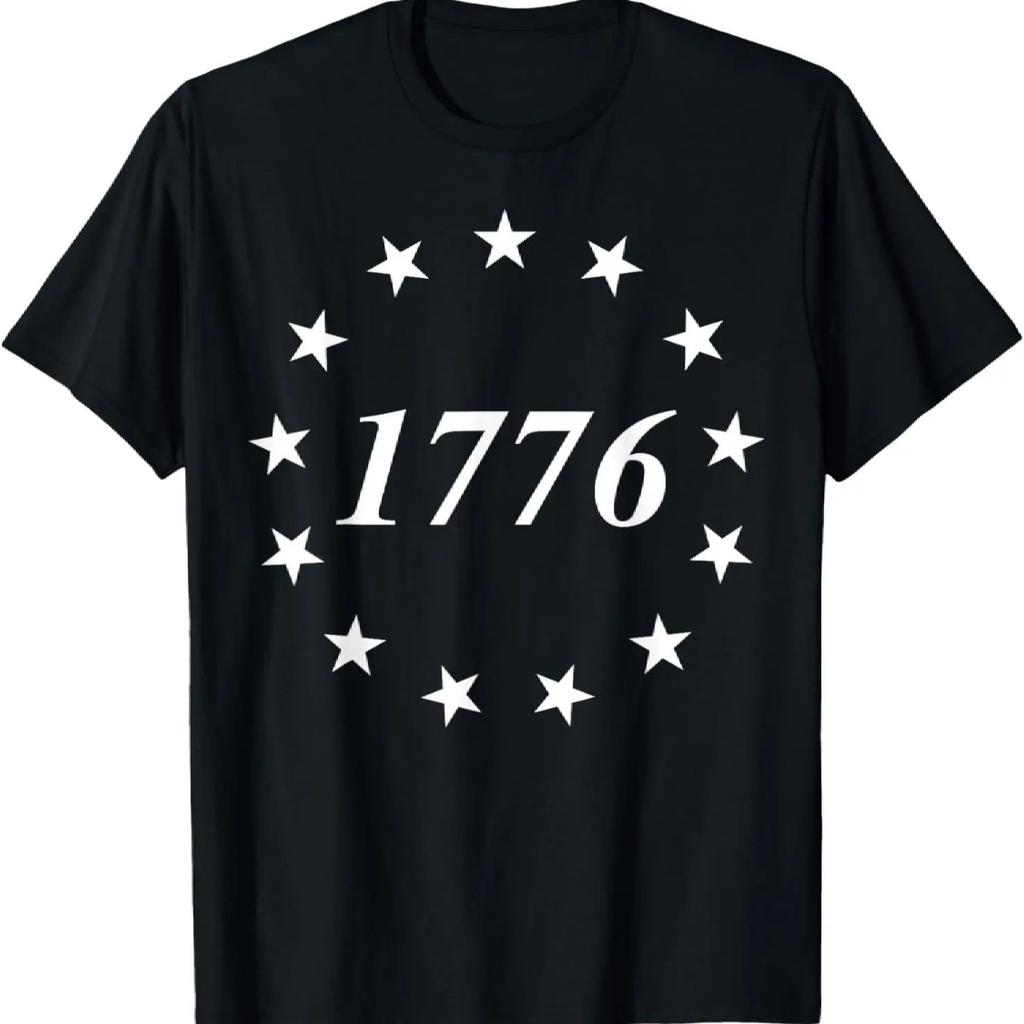 13 Stars & 13 Colonies! Betsy Ross Flag 1776 Star Circle T-Shirt