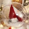5 шт., прозрачный рождественский шар, украшение с подвесным отверстием, многофункциональная прозрачная коробка для конфет, небьющийся пластиковый шар, Рождество, Хэллоуин, день рождения