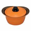 Waterless Pot, 24cm, Deep, Induction and Gas Compatible, Ceramic Coating, Easy Cleaning, Time-Saving, Lightweight, Far Infrared Effect, Si