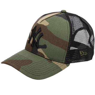 New Era Кепка New York Yankees Clean Camo Trucker, мужская черная кепка