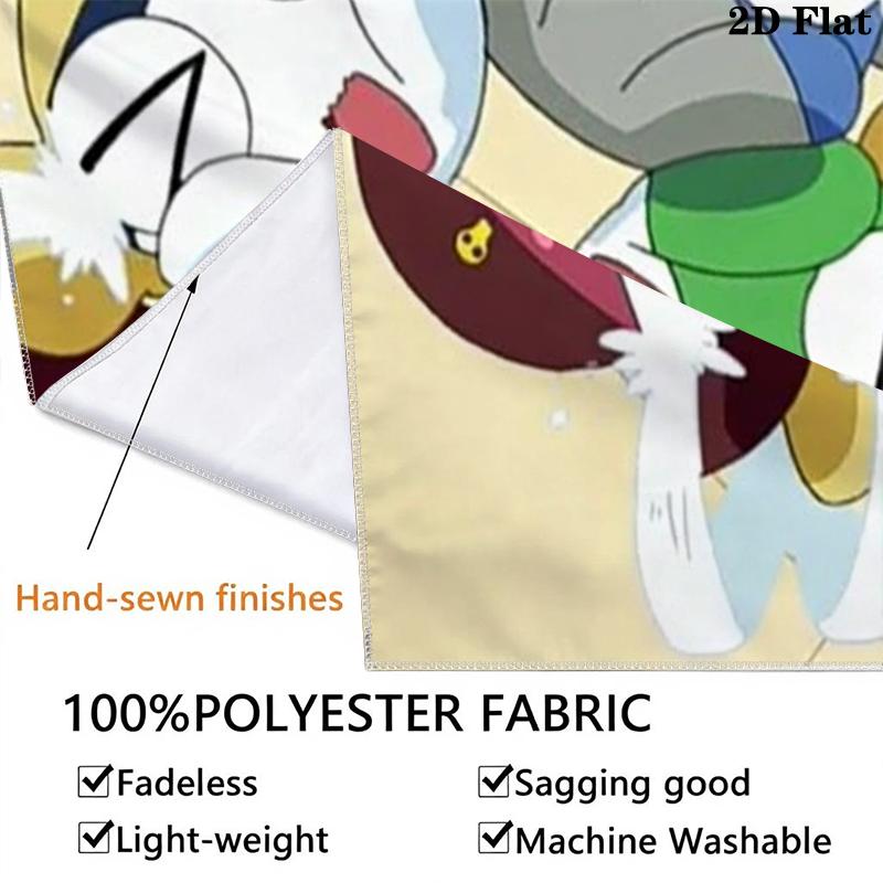 Keroro Wall Tapestry Aesthetic Wall Hanging Printed Fabric Blanket Decorative Tapestries for Bedroom Living Room Home Decor