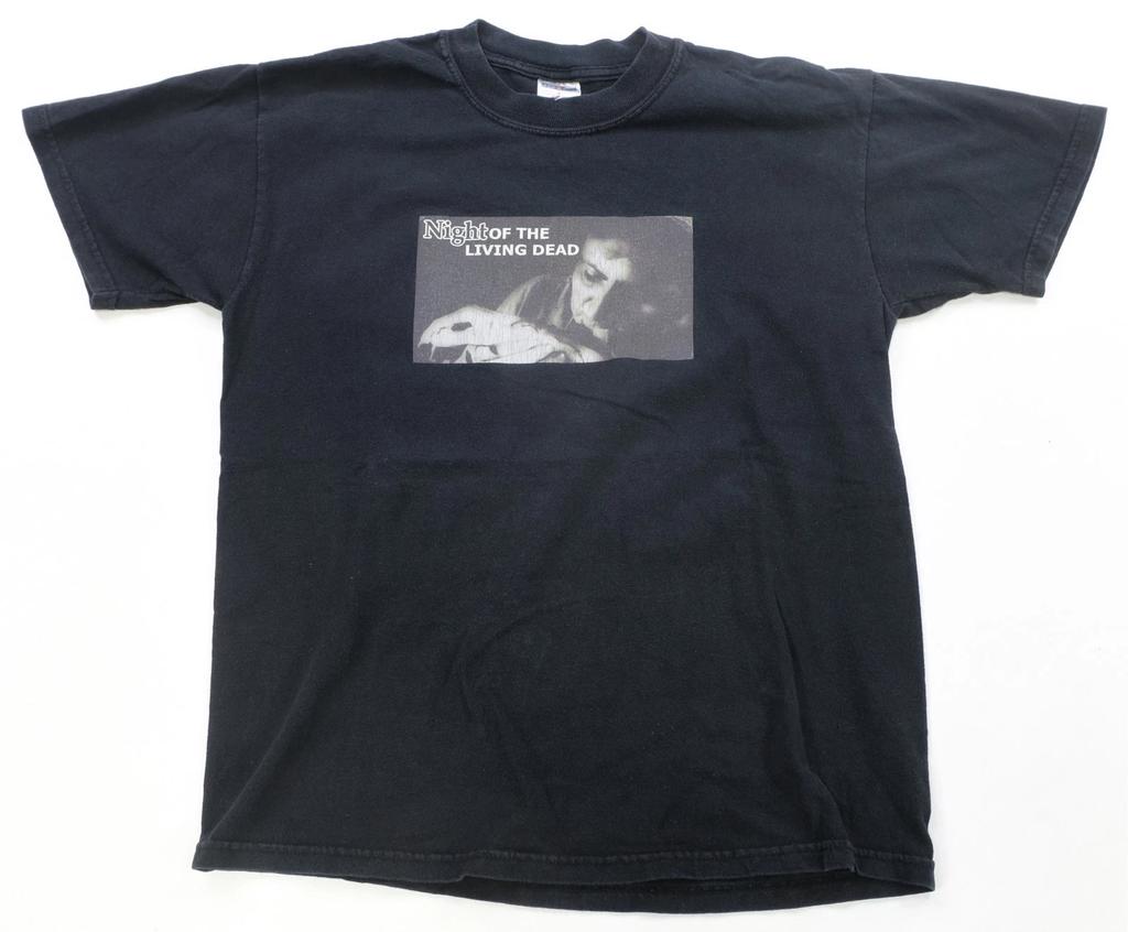 Rare VTG Night of the Living Dead Horror Movie Graphic T Shirt 90s Film Black M