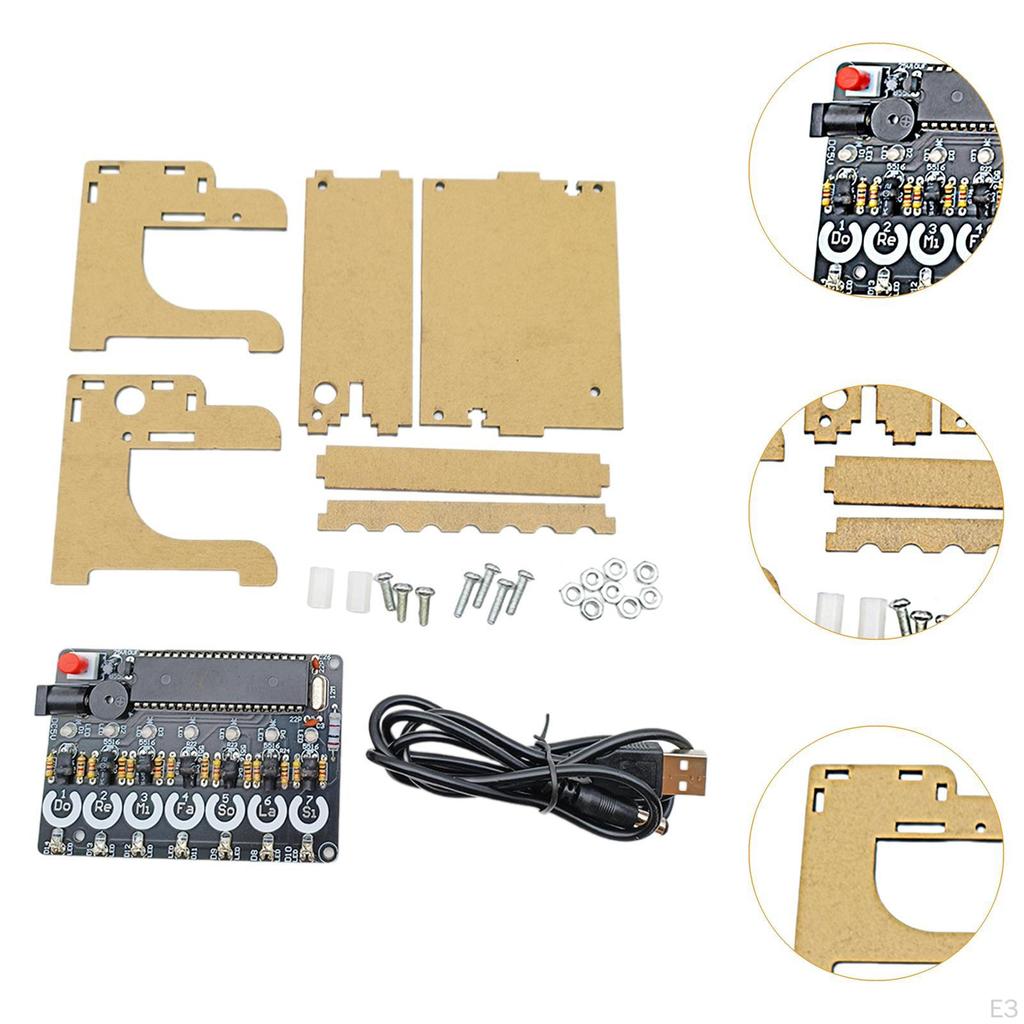 Клавиатурный модуль DIY Электронный набор Стабильные производственные детали MCU Микрокомпьютер Пайка