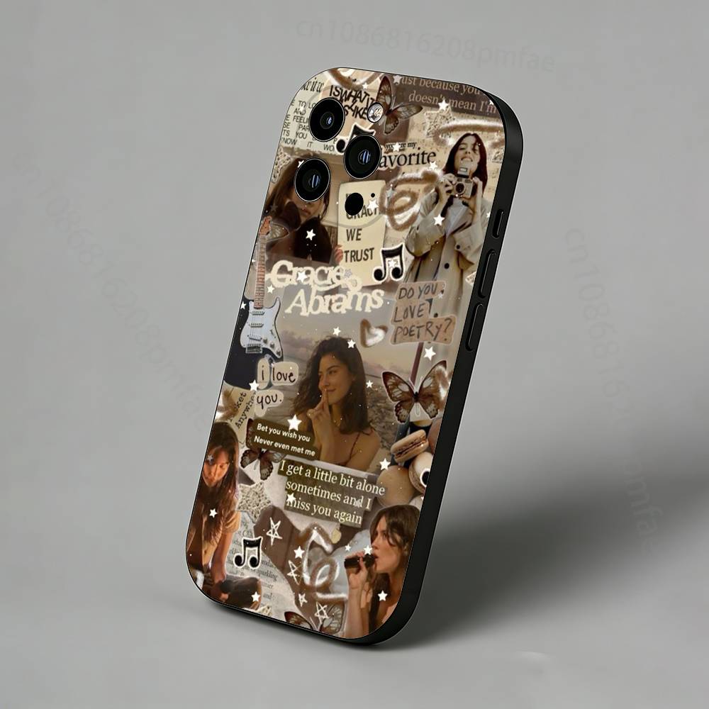 Чехол для iPhone G-Gracie Abrams Singer для 17,16,15,14,13,12,11 Pro, Max, Plus, X, XS, XR, SE, Mini Защитная крышка
