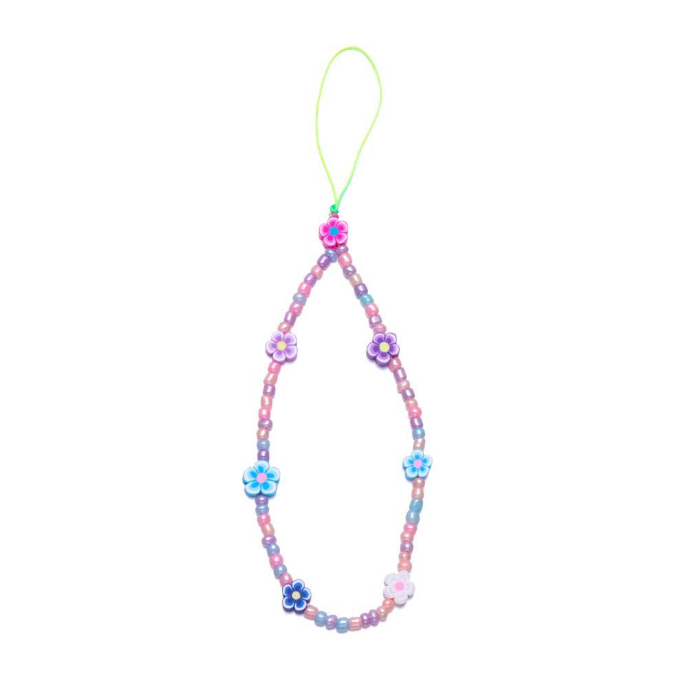 Lady Gift Pearl Rope for Keys Phone Lanyard Soft Clay Mobile Phone Chain Phone Case Hanging Cord