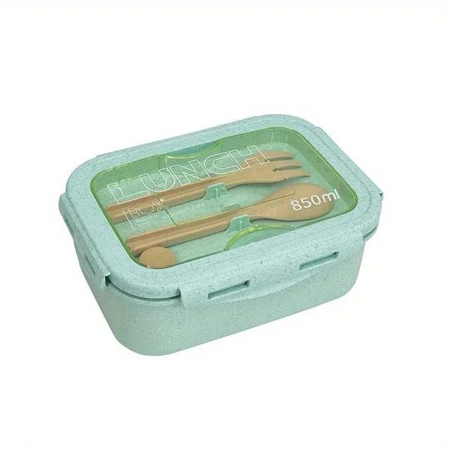 1 Портативный ланч-бокс для микроволновой печи Здоровый Bento-бокс без BPA Кухонный контейнер для еды Ланч-бокс Домашние аксессуары