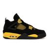 Air 4 Retro Thunder 2023 Unisex Sneakers Black Tour-Yellow DH6927-017