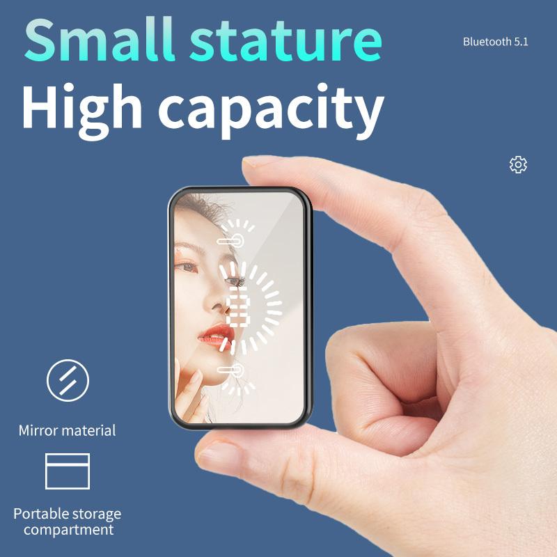 S20 Mirror Surface Wireless Bluetooth Headset Mini Invisible Long Standby Bluetooth Headset