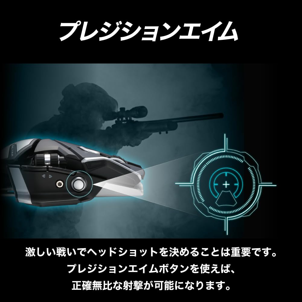 Беспроводная игровая мышь Mad Catz DWS R.A.T. Двухрежимный MR07DHINBL000-0J