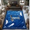hertha bsc FC Soccer Football Pattern Soft Area Rug Non Slip Indoor Floor Carpet Sports Decor Mat for Bedroom