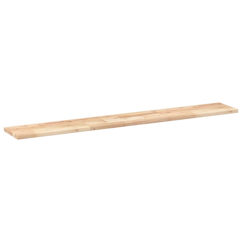 Półki Ścienne, 2 Szt., 140X20X2 Cm, Surowe Lite Drewno Akacjowe