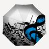 1PC Music Notes Automatic Folding Umbrella Automatic Open/Close, Automatic Folding, 8-Rib Durable Frame, Portable Travel Umbrella 705