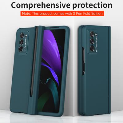 Чехол для телефона Samsung Galaxy Z Fold 4 Fold4 Fold2 Fold3 Fold 2 3 Zfold2 со стеклянной пленкой и защитой от падения