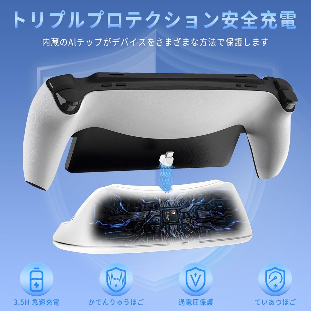 Зарядная стойка для PS Portal Release Зарядка с Lwuckbarrt Зарядная док-станция для PS5 Portal Remote Player Портативная зарядная стойка PS Fast Can Charge